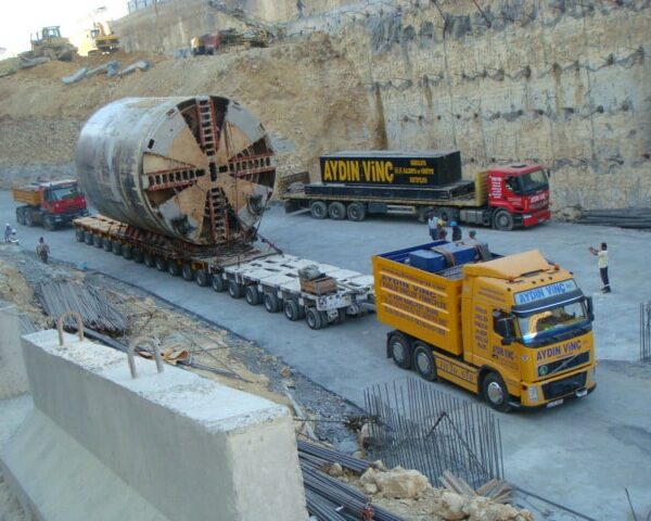 Türkiye’nin En Büyük Metro Projesi’nde 450 Ton Ağırlığında 4 Adet TBM Taşındı